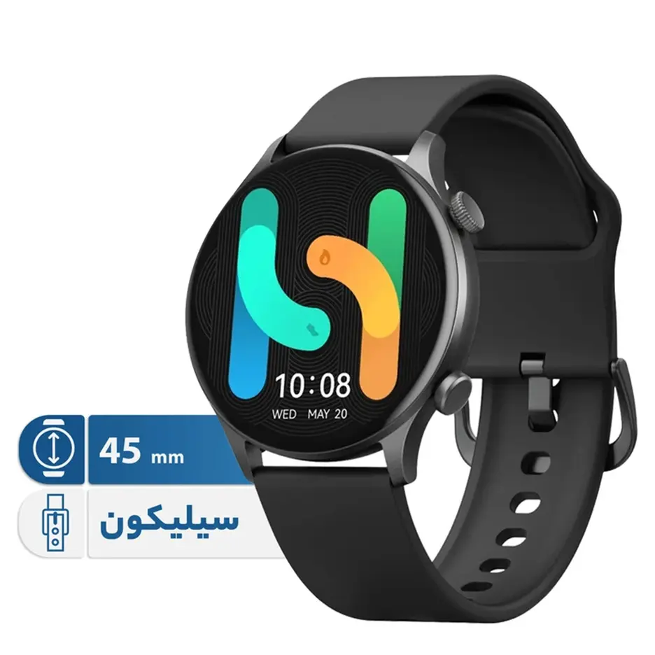 ساعت هوشمند شیائومی مدل Haylou Solar Plus RT3 LS16 (گلوبال) مشکی