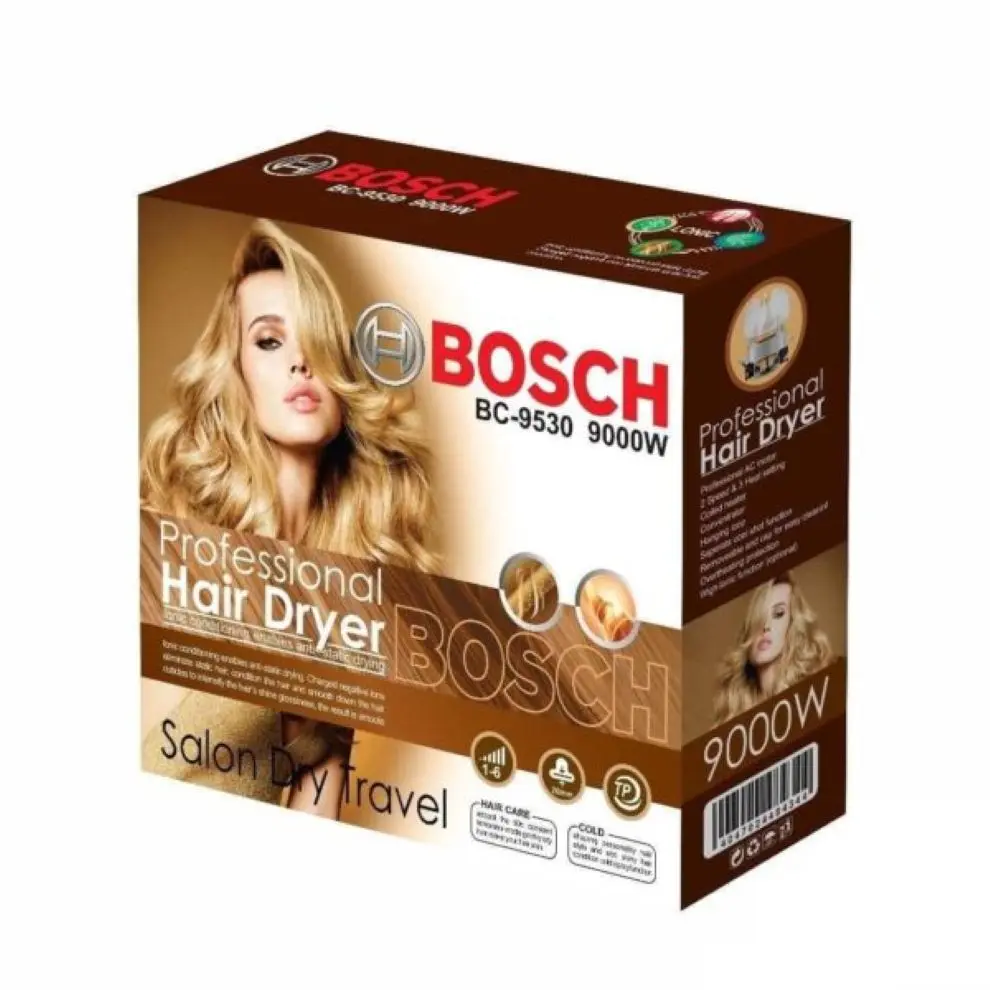 سشوار حرفه ای بوش مدل BC-9530 مشکی