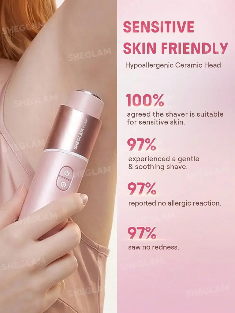 شیور شیگلم مخصوص صورت و بدن بانوان مدل Smooth Moves Dual-Head Electric Bikini Trimmer /ضمانت اصالت بانوکالا