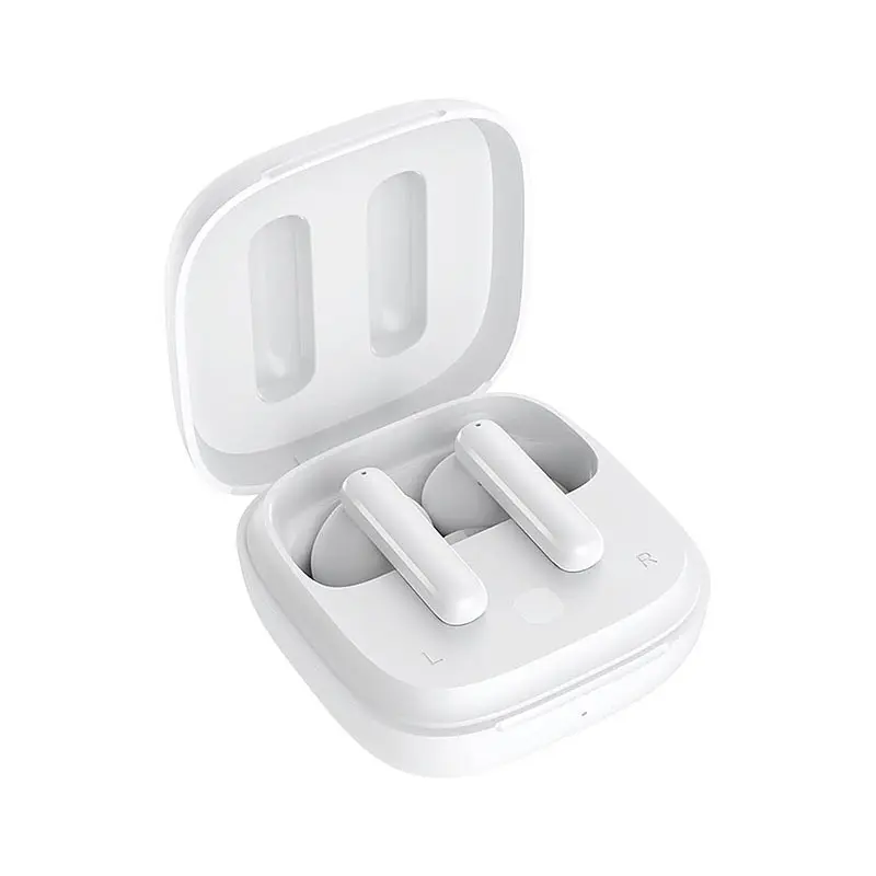 هندزفری بی سیم بلوتوثی QCY مدل T13 ANC سفید درگاه شارژ USB Type-C با گارانتی 18 ماهه