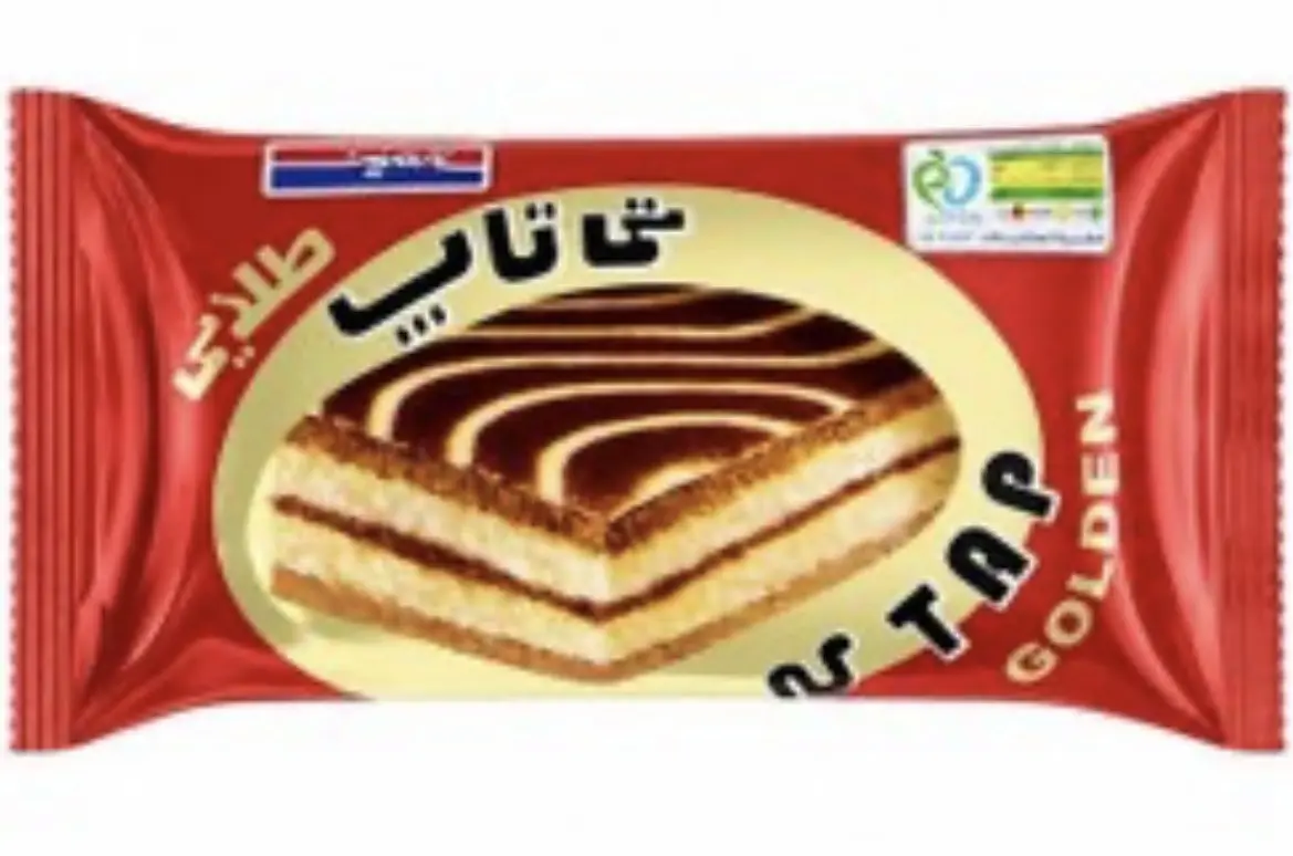 کیک تی تاپ طلایی سالمین