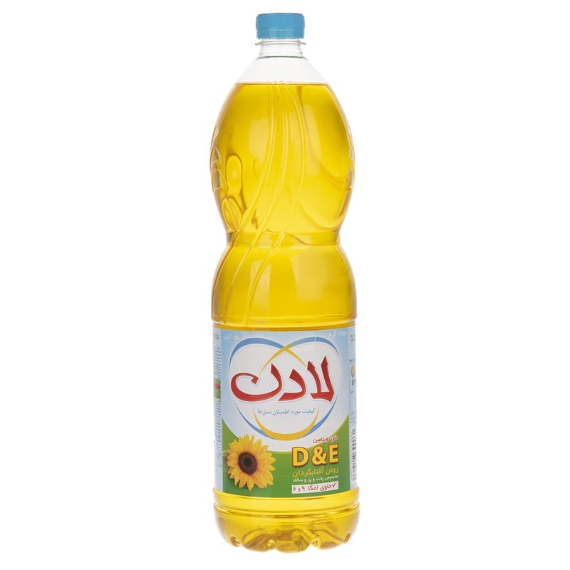 روغن مایع آفتابگردان حاوی ویتامین دی و ای لادن 1.35 کیلوگرم - 2 عددی