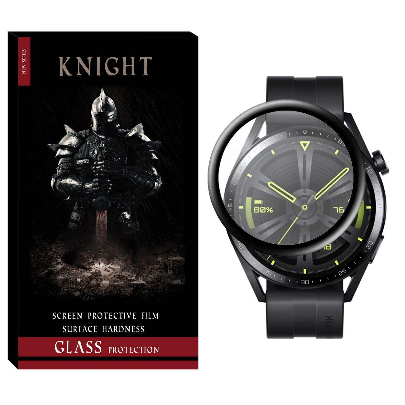 محافظ صفحه نمایش نانو نایت مدل NKT مناسب برای ساعت هوشمند هوآوی Watch GT3 46mm  مشکی