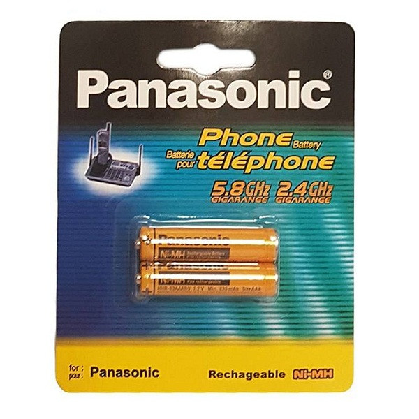 باتری نیم قلمی تلفن بی سیم پاناسونیک مدل HHR-3MRT/2BM گارانتی اصالت و سلامت فیزیکی کالا