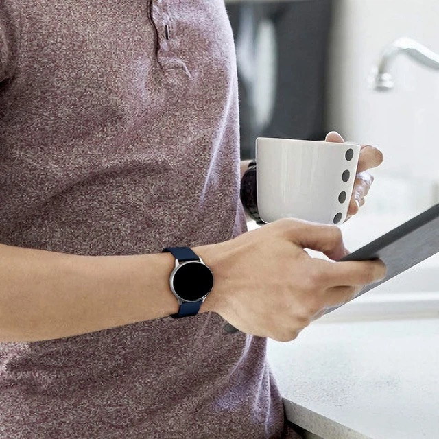 بند فوندا پلاس مدل میلانس ‌B22 مناسب برای ساعت هوشمند سامسونگ Galaxy Watch 46mm سبز تیره