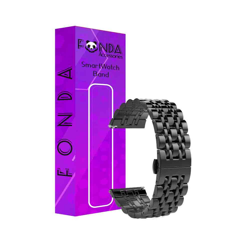 بند فونداپلاس مدل R7-20 مناسب برای ساعت هوشمند سامسونگ Galaxy Watch 4 44mm کروم