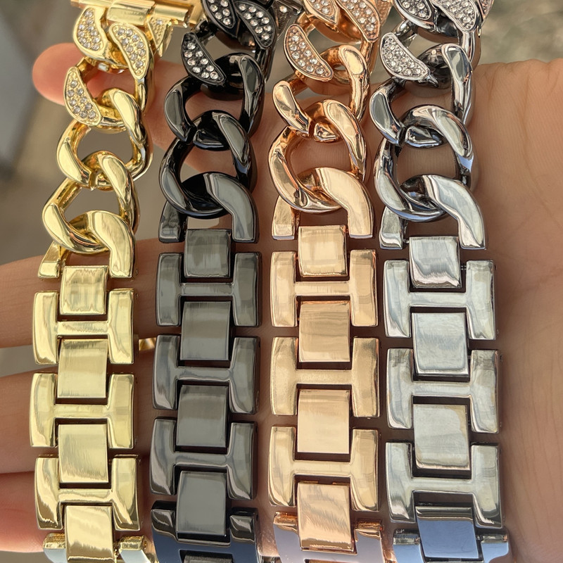 بند فوندا پلاس مدل KN-20 مناسب برای ساعت هوشمند شیائومی BIP U pro رز گلد