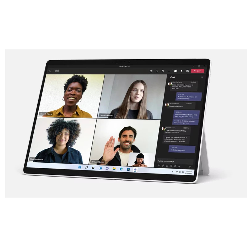 تبلت 256GB  16 مگابایت 13 نقره ای مایکروسافت سرفیس مدل تبلت مایکروسافت مدل Surface Pro 8-i7 1185G7 ظرفیت 256 گیگابایت و 16 گیگابایت رم

