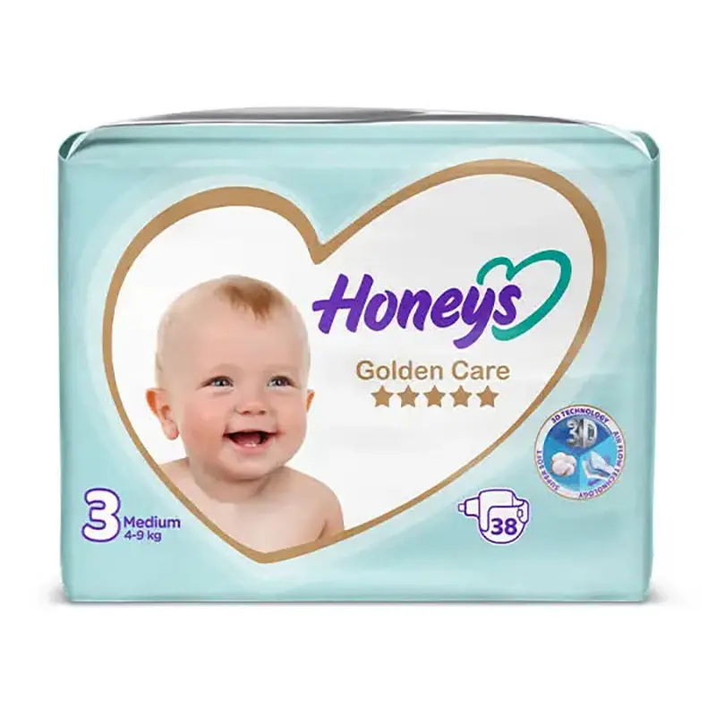پوشک کودک هانیز (Honeys) سایز 3 بسته 38 عددی