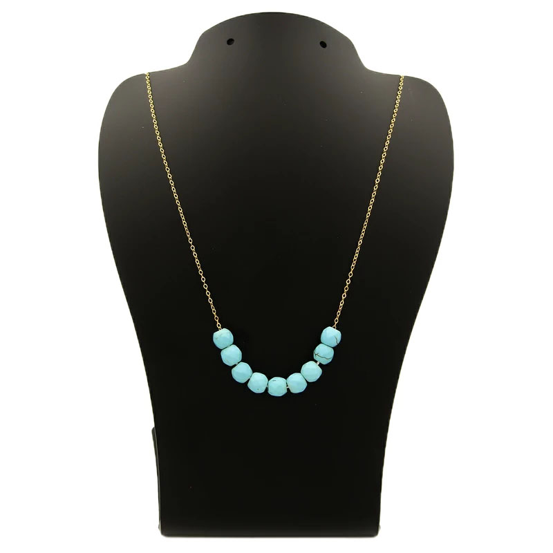 گردنبند طلا 18 عیار زنانه کاپانی مدل KN064 0.58 گرم