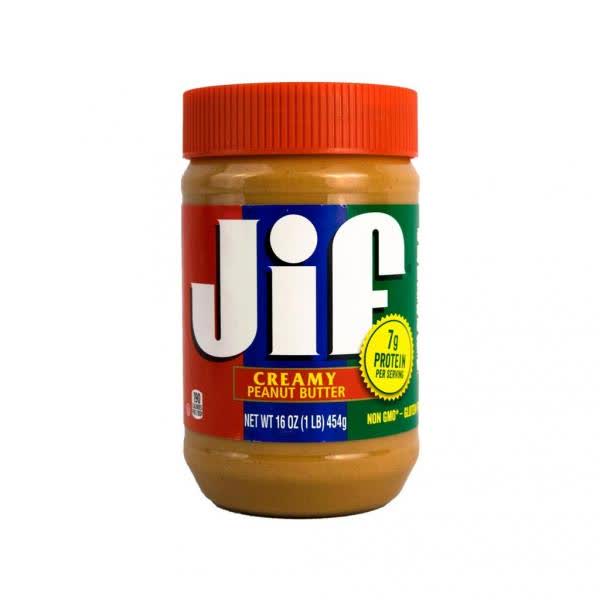 کره بادام زمینی جیف jif creamy