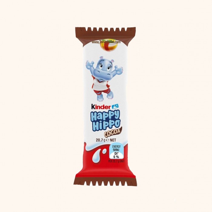 ویفر شکلات کیندر هپی هیپو با کرم کاکائو 20 گرمی