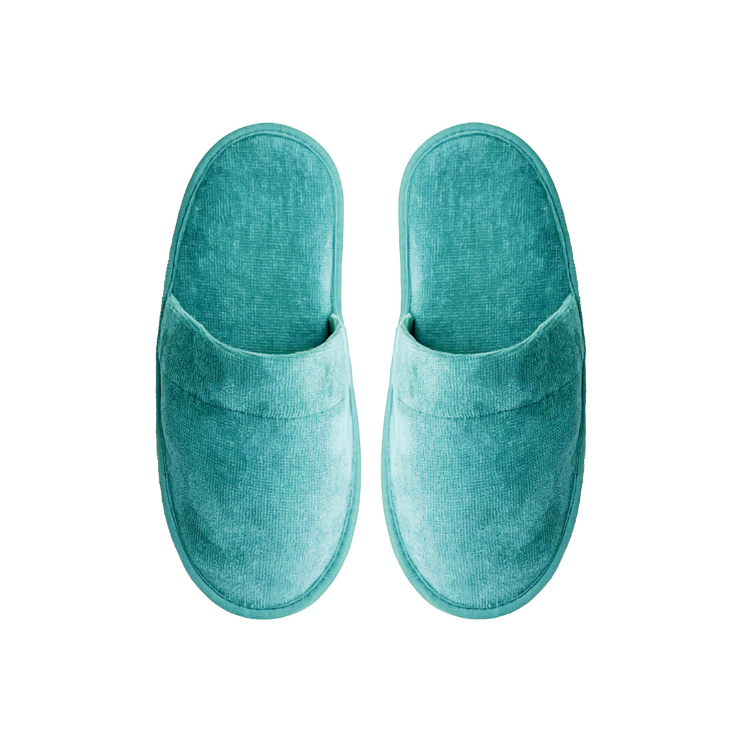 دمپایی حوله ای لواهوم مدل کلاسیک سایز 40 سبز روشن