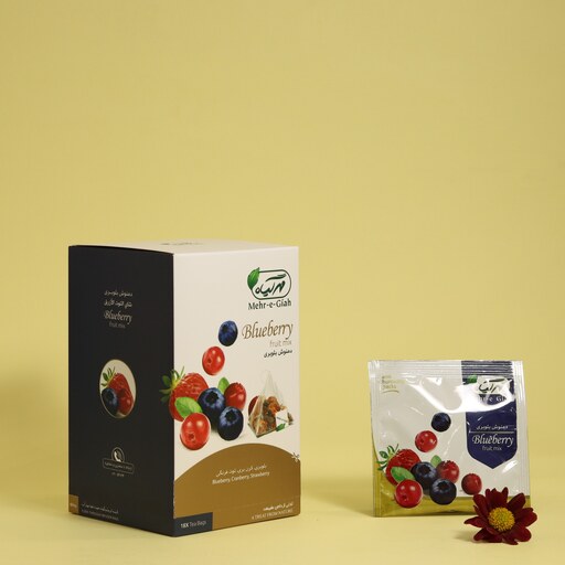 دمنوش میوه ای بلوبری (مهرگیاه) 18عددی