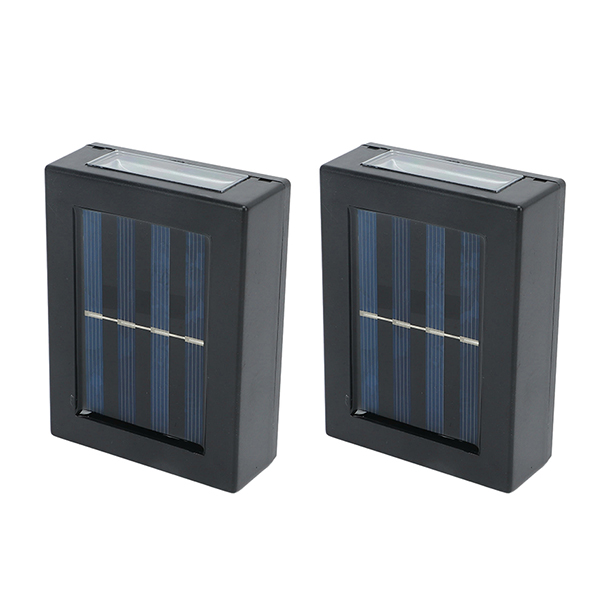 چراغ پارکی خورشیدی سولونیکس مدل 4LED-Solar-Wall Lamp مجموعه 2 عددی