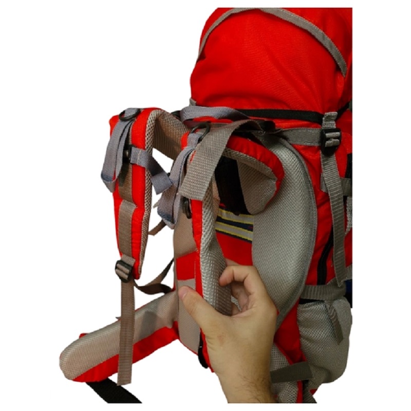 کوله پشتی کوهنوردی 50 لیتری مدل حرفه ای کد R1403 مشکی