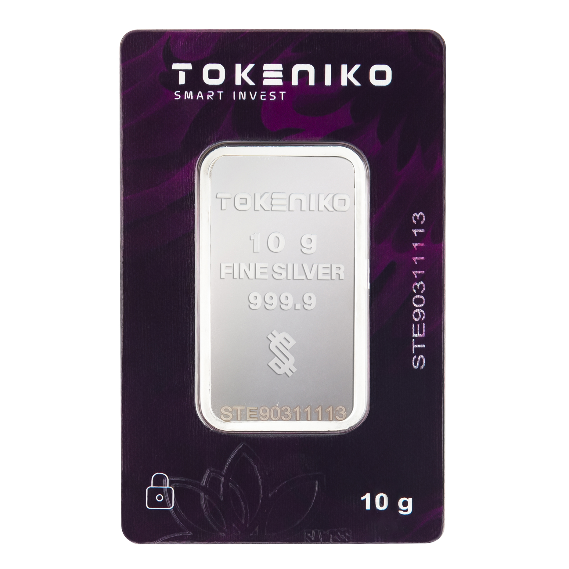 شمش نقره 10 گرمی توکنیکو ضد جعل