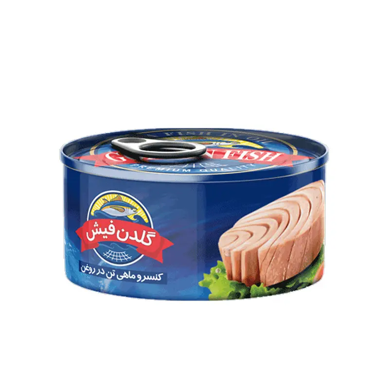 کنسرو ماهی تون در روغن گلدن فیش شیرین عسل 180 گرم