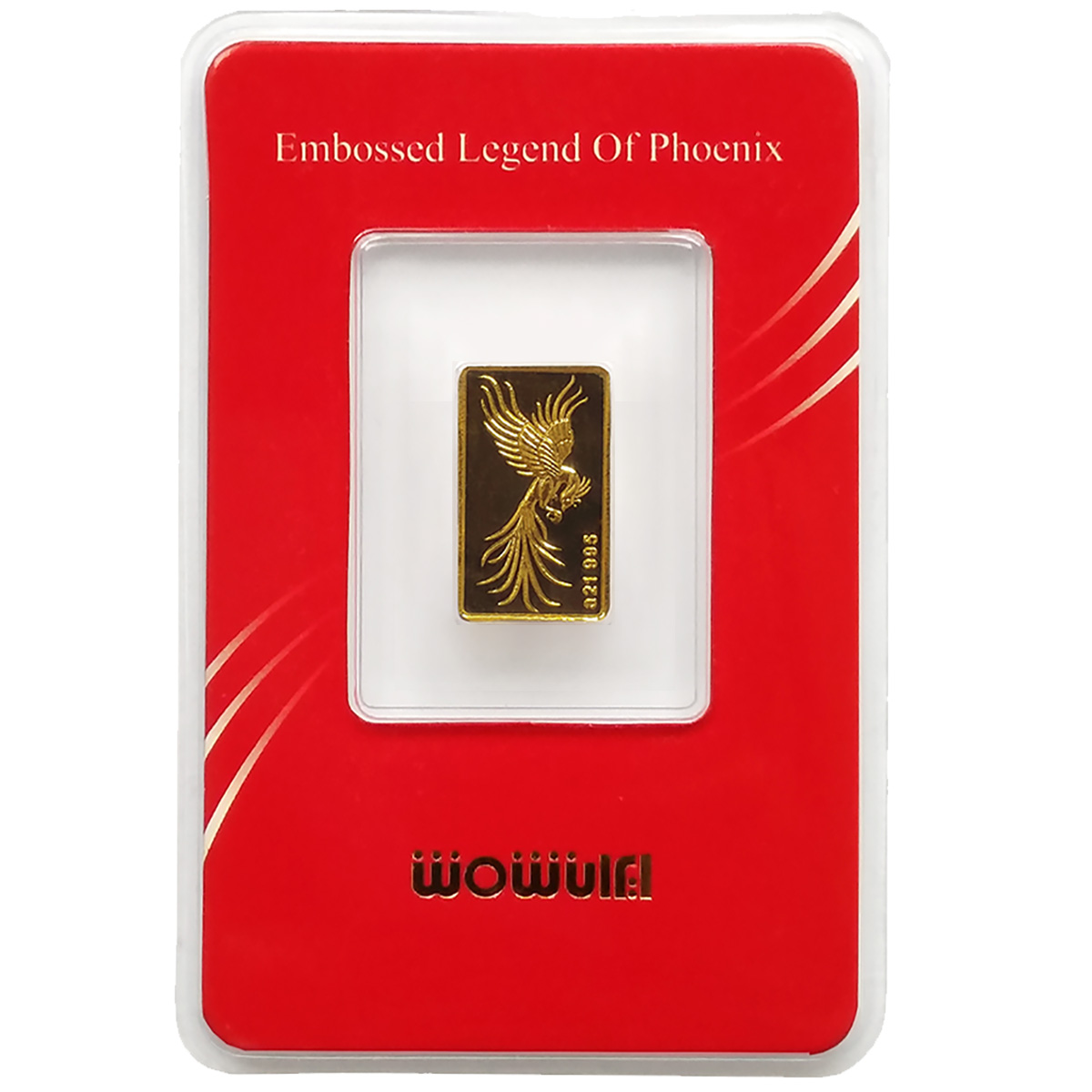 شمش <em>طلا</em> 24 عیار مدل ایران شمش طرح سیمرغ کد IRANSHEMSH 0.3 گرم