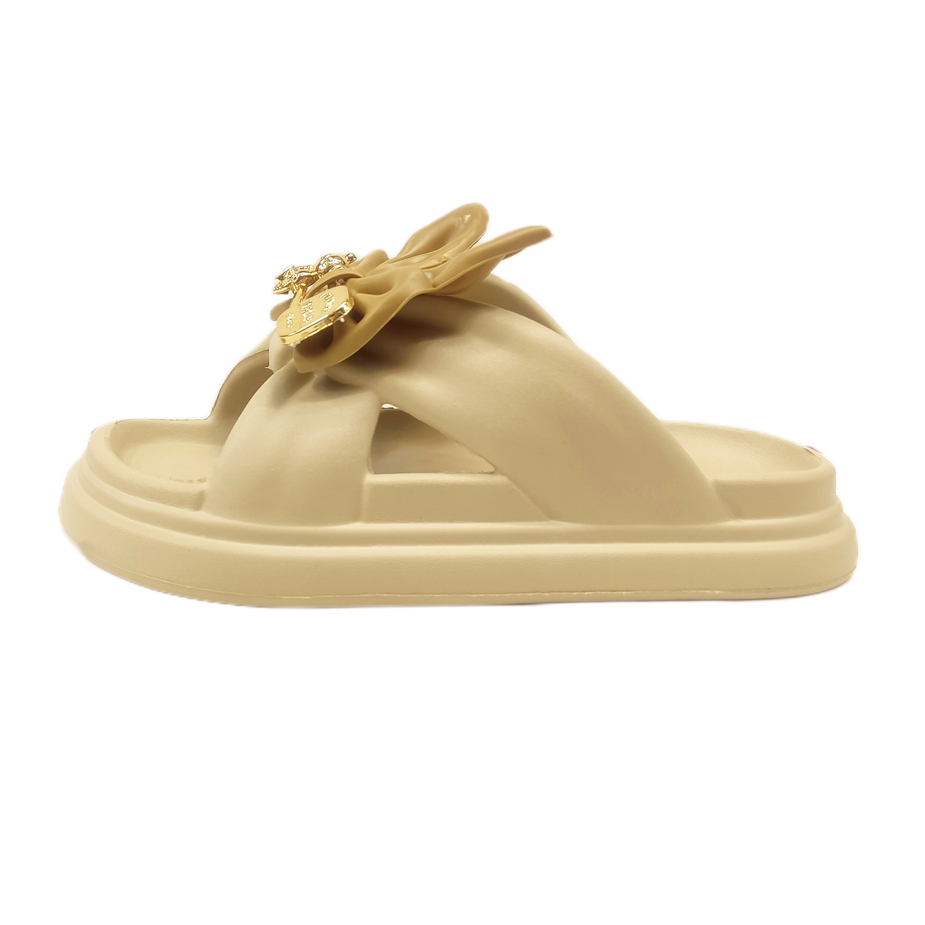 تصویر صندل دخترانه آیناز کد 1086 سایز ۳۲-۳۱ رنگ نسکافه ای 