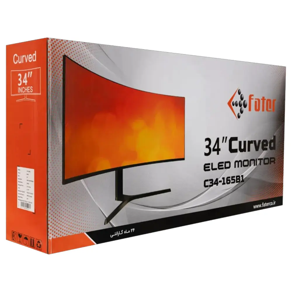 مانیتور گیمینگ خمیده 34 اینچ 3K اولتراواید فاطر مدل Fater C34-165B1