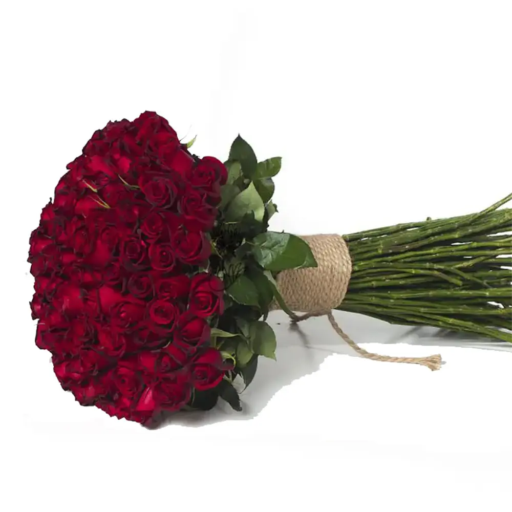 دسته گل رز 60 شاخه