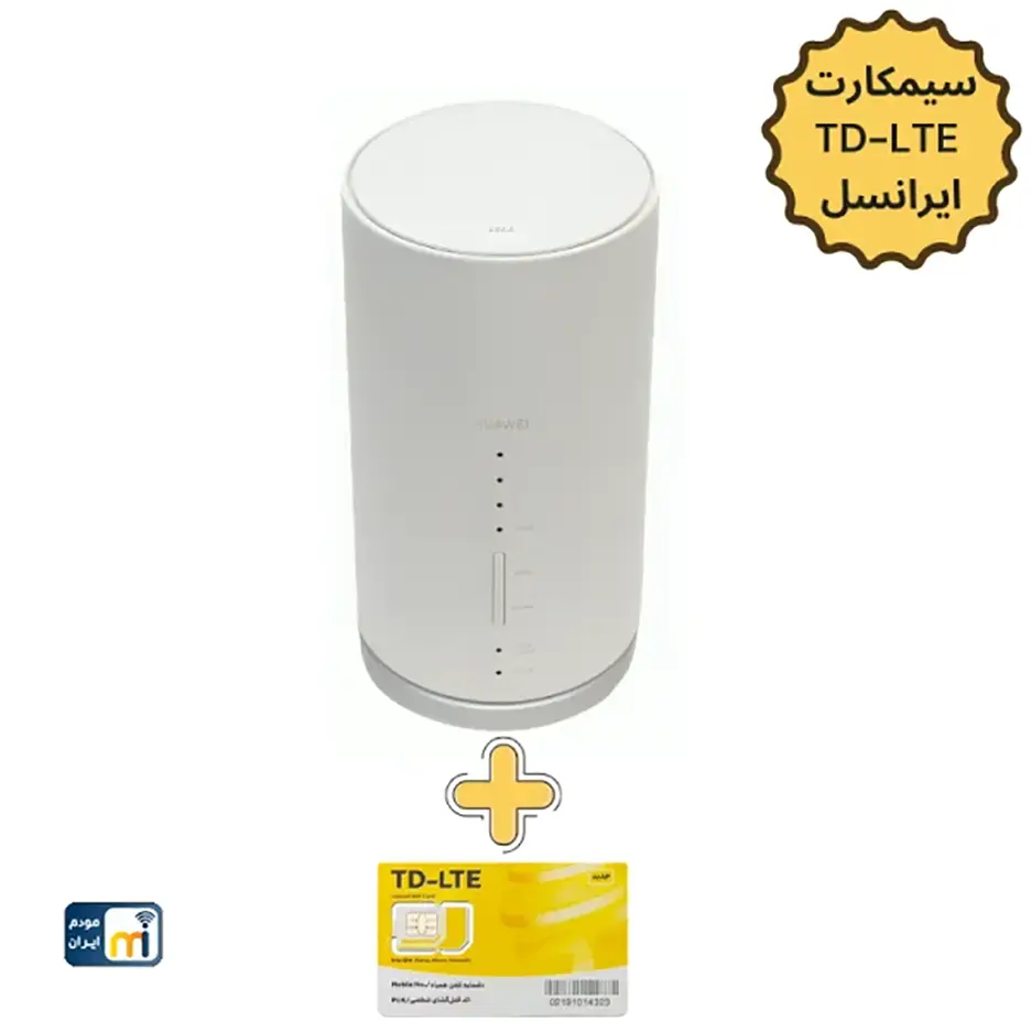 مودم 4.5G/TD-LTE هواوی مدل HWS32 L01s (سیم کارت اعتباری ایرانسل)