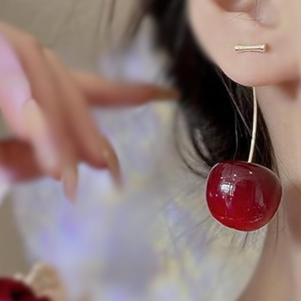 گوشواره آویز گیلاس