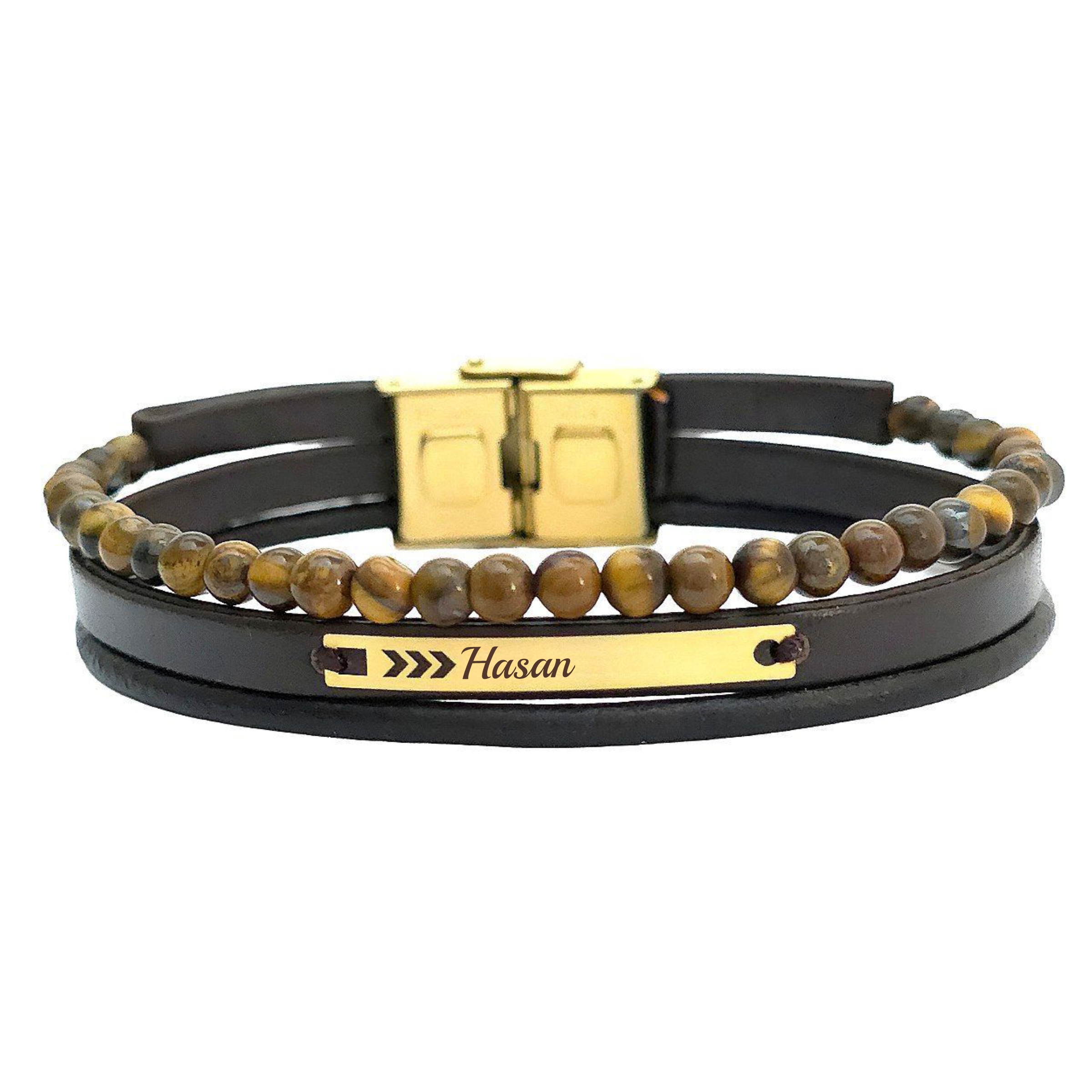 دستبند طلا مردانه 0.250 18