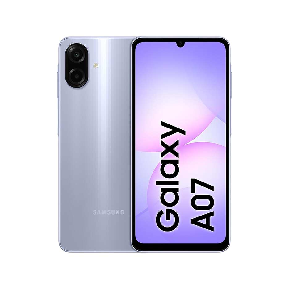 گوشی سامسونگ Samsung Galaxy A07 ظرفیت 64 گیگابایت و رم 4 گیگابایت بنفش