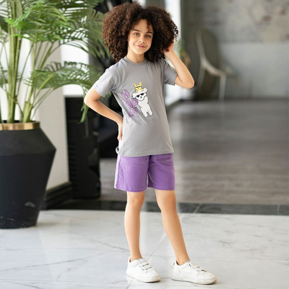 تیشرت و شورتک سویکس مدل ست تیشرت آستین کوتاه و شورتک بچگانه سویکس کد 1055