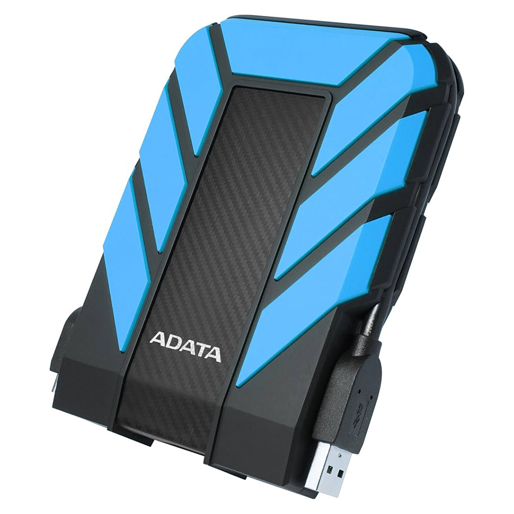 باندل هارد اکسترنال ADATA HD710 2TB آبی با گارانتی 36 ماهه آونگ + کیف