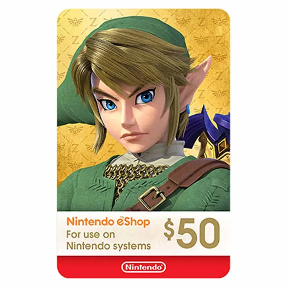 کارت نینتندو ای‌شاپ Nintendo eShop 50$ Gift Card – Digital – US