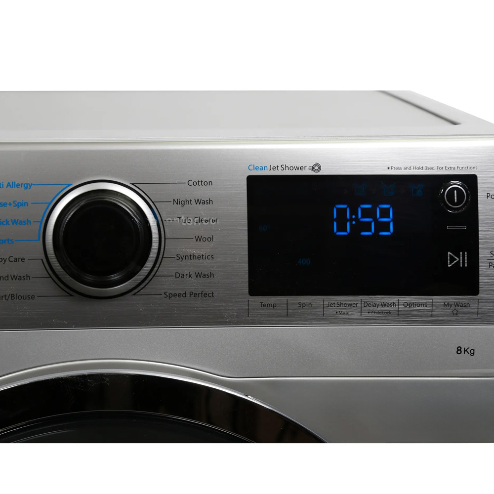 ماشین لباسشویی دوو مدل ماشین لباسشویی دوو سری ذن پرو 8 کیلویی مدل LM-850SB ظرفیت 8 کیلوگرم