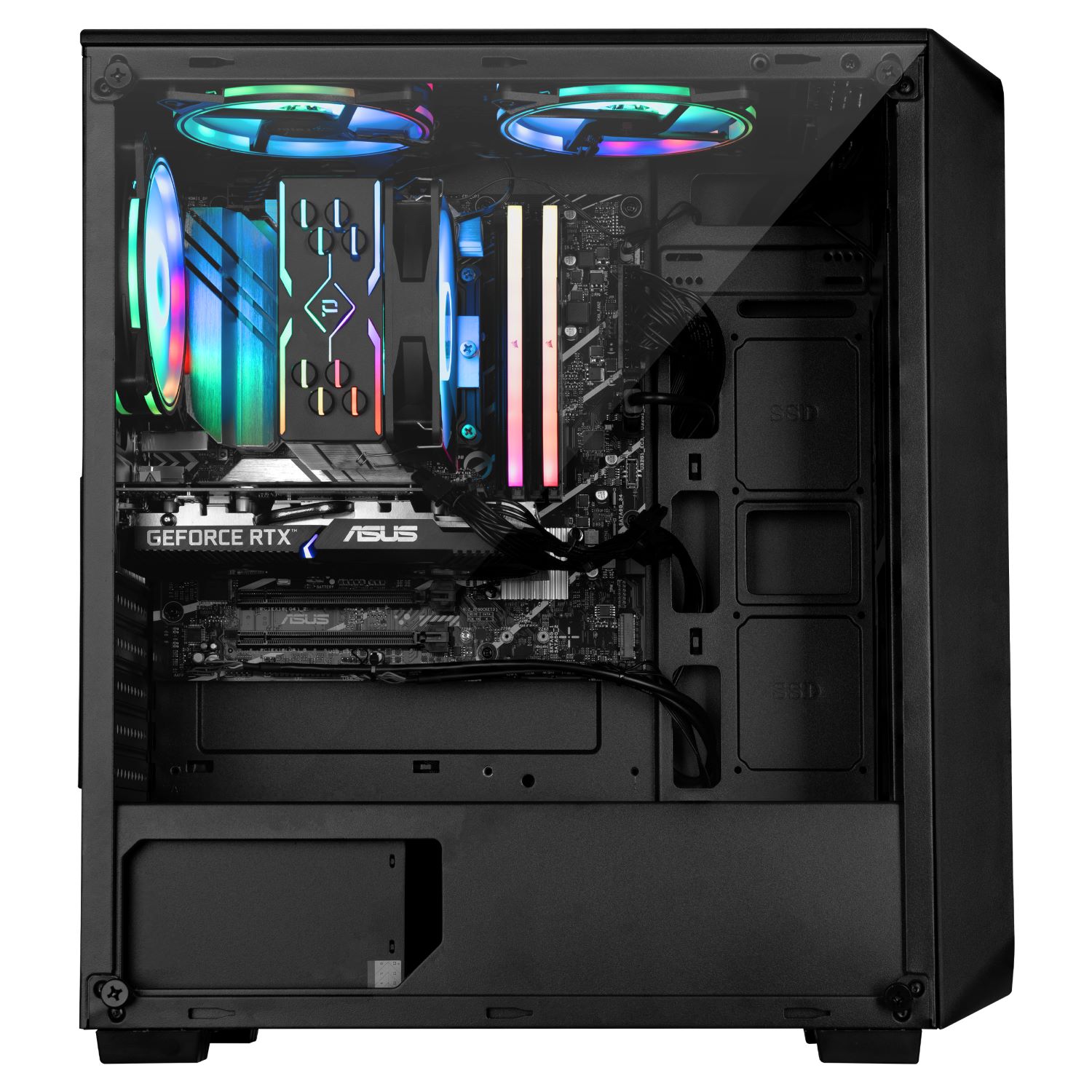کیس اسمبل شده گیمینگ اقتصادی فاطر سری اونیکس مدل Fater FS-Gaming