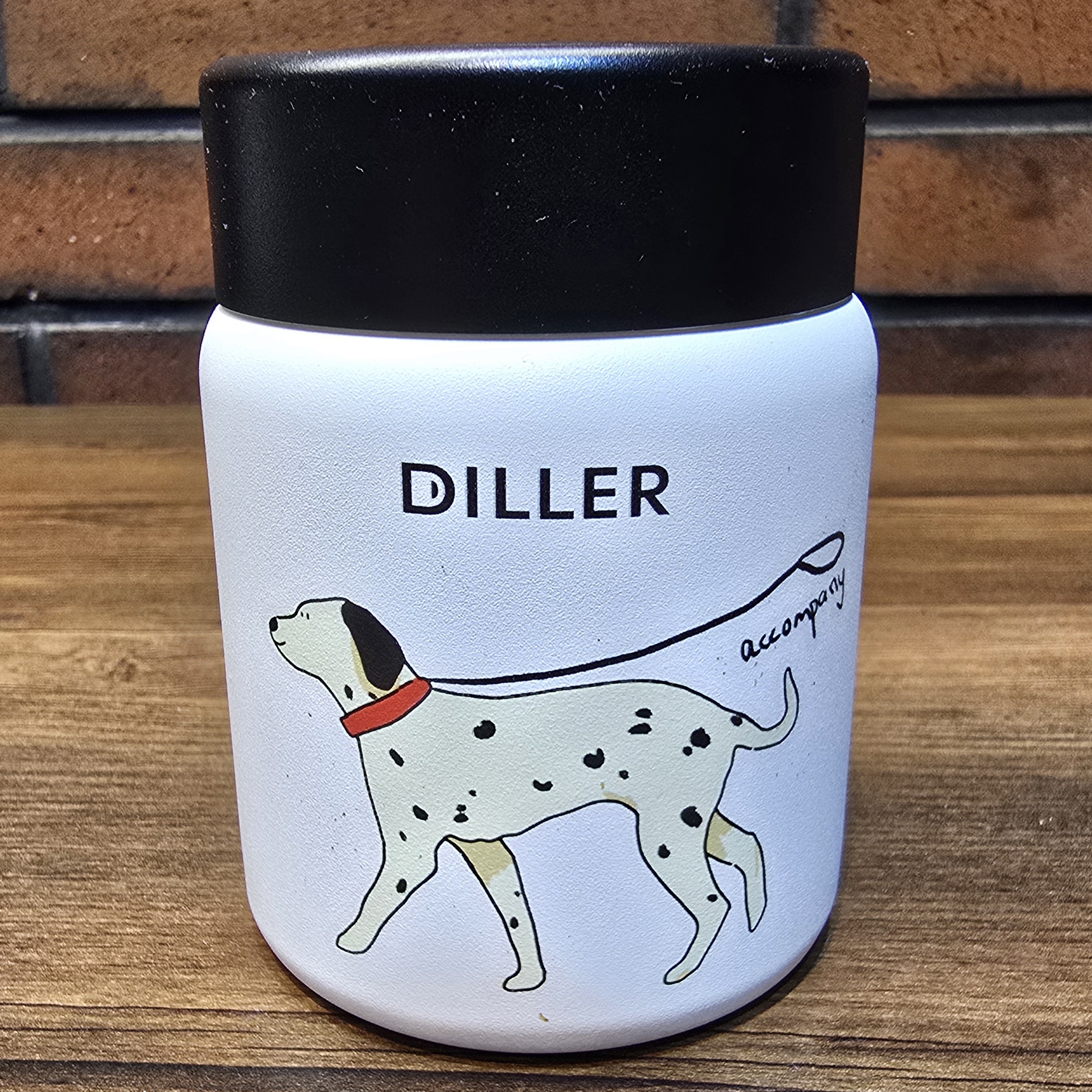 تراول ماگ متفرقه مدل تراول ماگ دیلر طرح سگ 150 میل DILLER مشکی