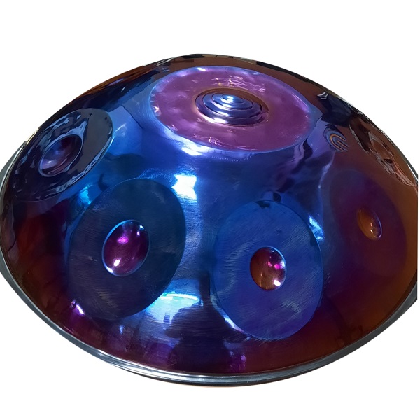 هنگ درام 9 نت آرشا مدل تیتانیومی آبی بنفش