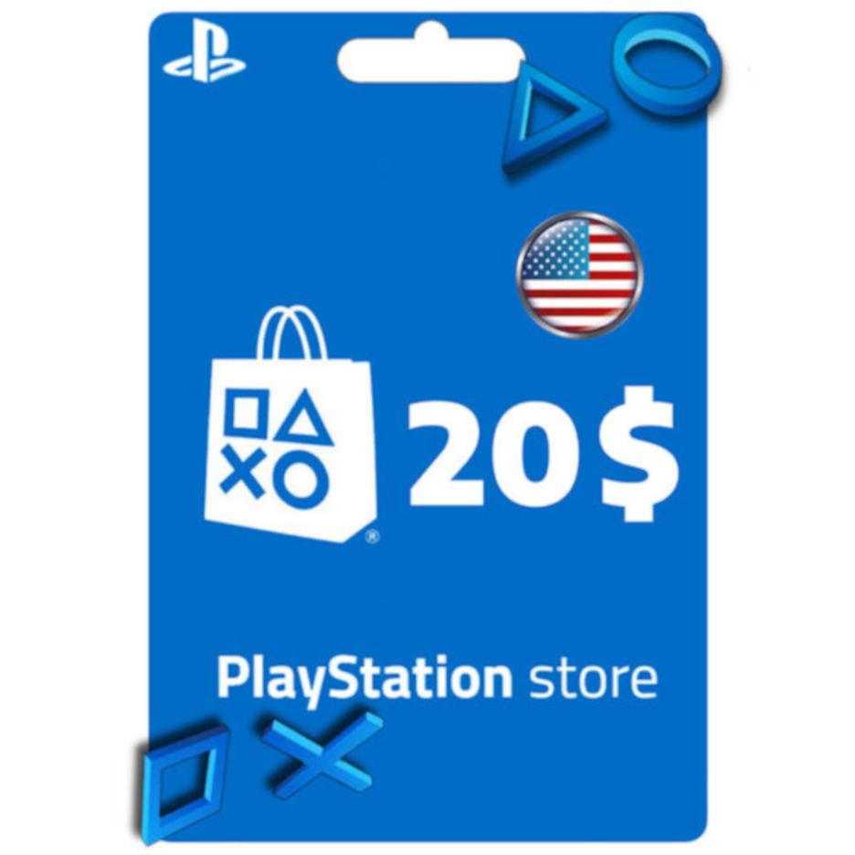 گیفت کارت پلی استیشن 20 دلار آمریکا | PSN Gift Card