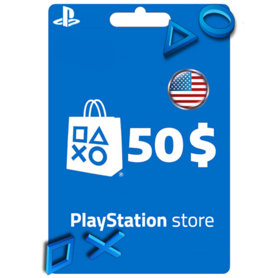 گیفت کارت پلی استیشن 50 دلار آمریکا | PSN Gift Card