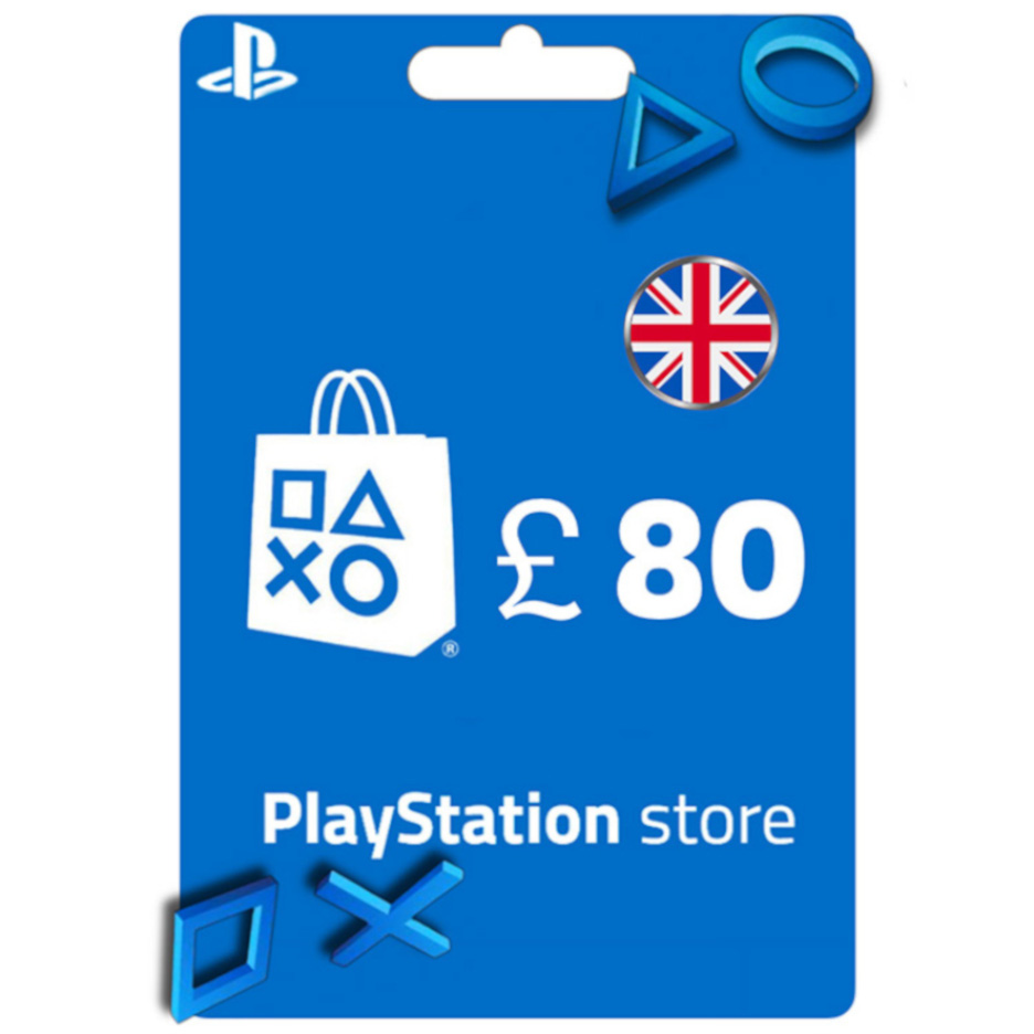 گیفت کارت PlayStation Store Gift Card 80 GBP – Pounds