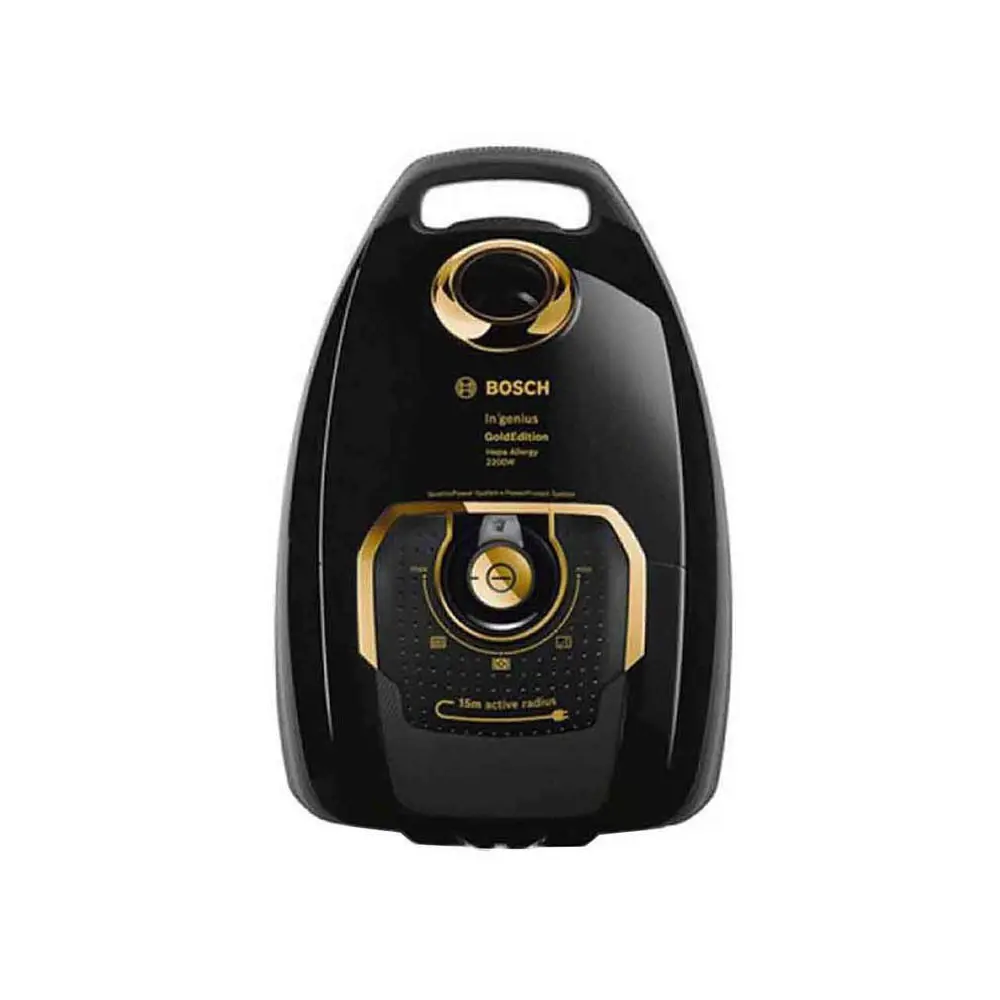 جاروبرقی بوش آلمان اصلی مدل ۸ گلد جارو برقی بوش bosch اصلی مشکی با گارانتی 18 ماهه شرکتی +12 ماه بیمه طلایی دیجسکو