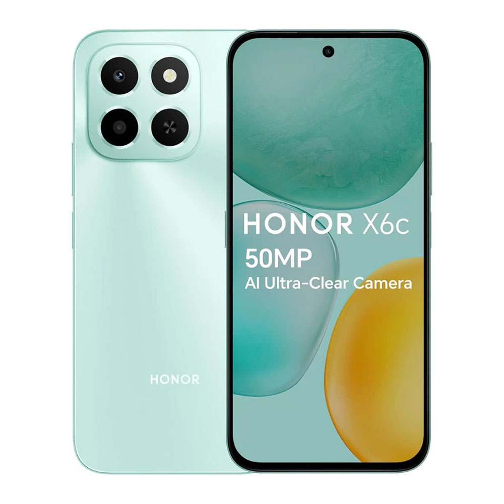 گوشی آنر X6c رجیسترشده دو سیم‌کارت 256 گیگابایت با رم 6 گیگابایت سبز