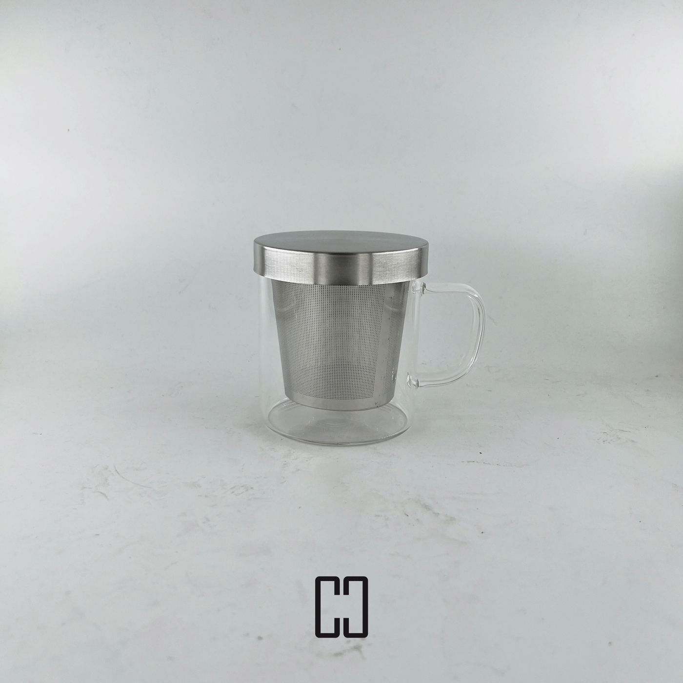 لیوان دمنوش با درب استیل