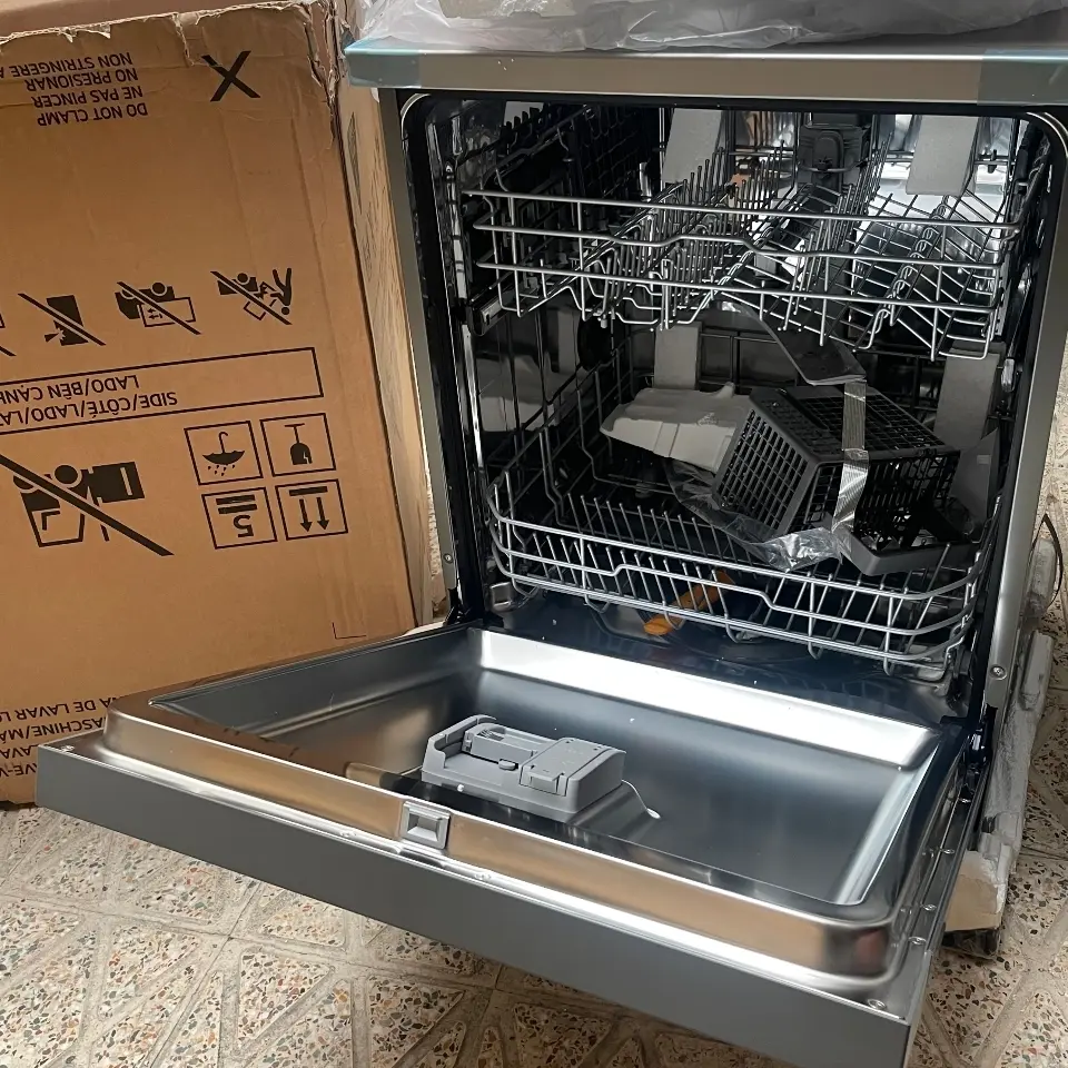 ماشین ظرفشویی ال جی DFC612FVسیلور با گارانتی/ظرفشویی الجی/ماشین ظرف شویی lg