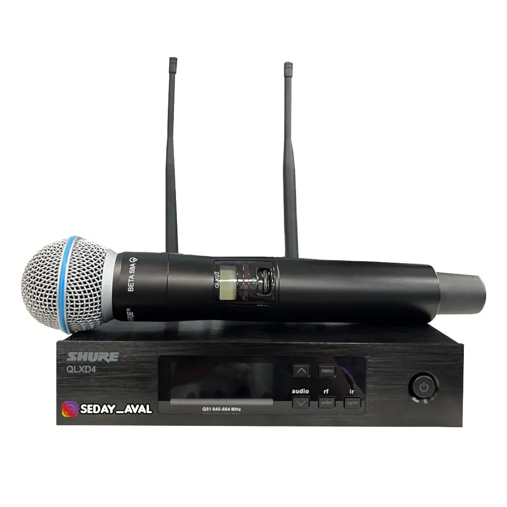 میکروفون بی سیم شور Shure QLXD4/BETA 58A