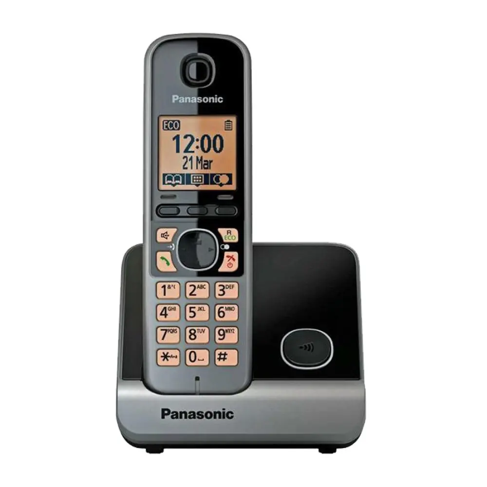 گوشی تلفن بی سیم پاناسونیک مدل KX-TG6711 مشکی