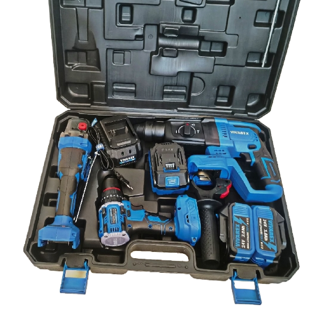 دریل پیچ گوشتی ویوارکس مدل VR2403-BCK مجموعه سه عددی | گارانتی 12 ماهه ویوارکس