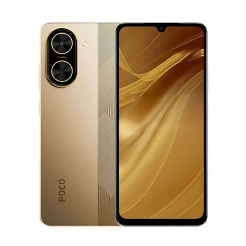 گوشی موبایل پوکو مدل Poco C71 ظرفیت 64 گیگابایت با رم 3 گیگابایت طلایی