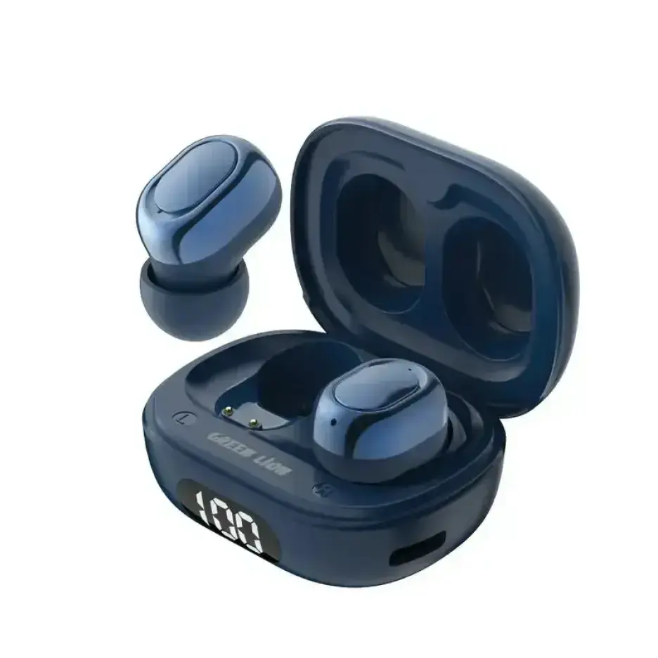ایرفون بی سیم گرین لاین مدل Mittersill مشکی /ایرپاد هندزفری گرین لاین مدل Mittersill ا Green Lion Mittersill True Wireless Earbuds