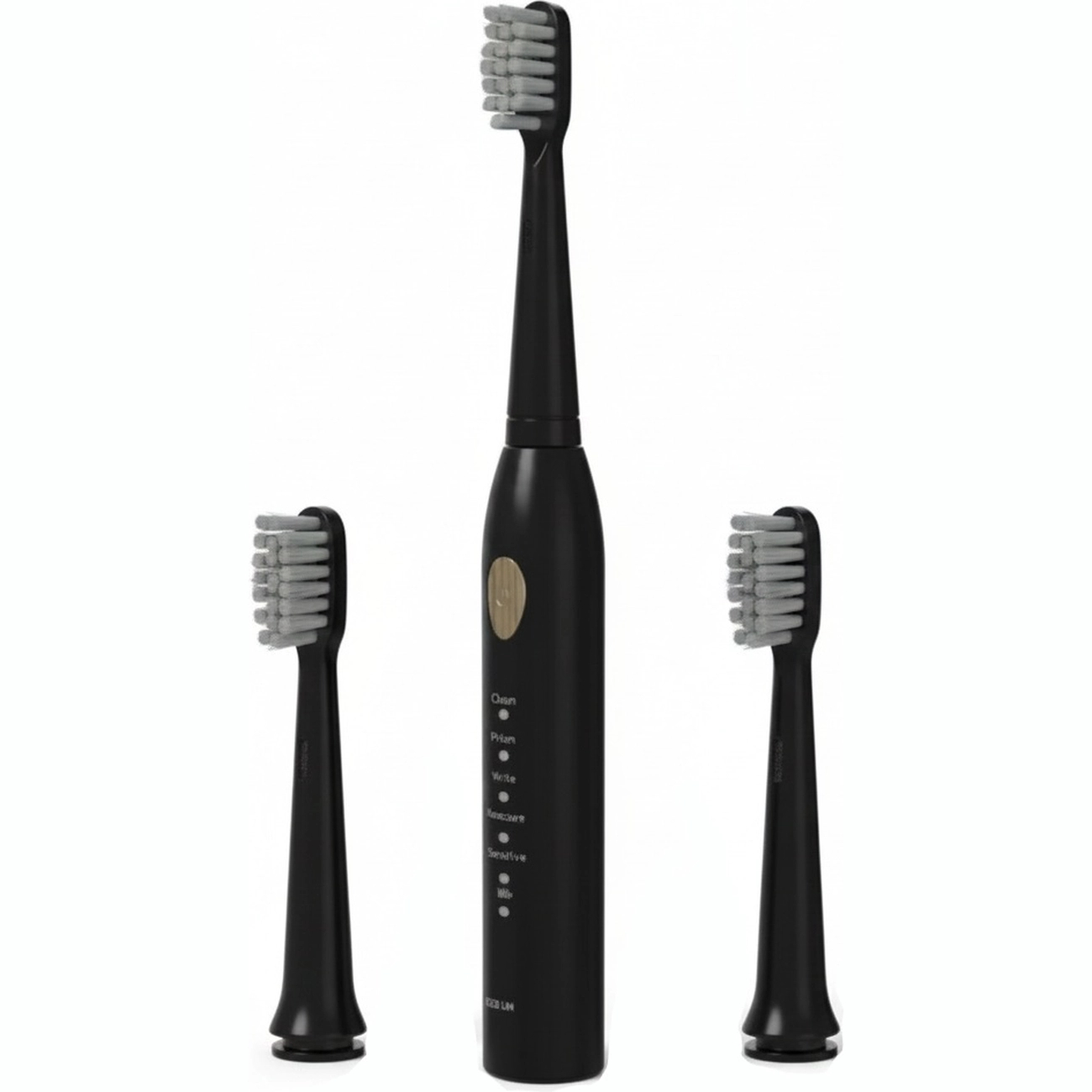مسواک برقی هوشمند گرین لاین Green Lion مدل GTB-15 با 2 سری یدک مشکی